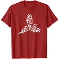 thumbnail image 1 of Flying Cool Parrot Bird Tropical Bird Animal Cockatoo Macaw T-Shirt, 1 of 1