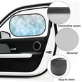 thumbnail image 6 of Yuyamidu Blue Water Car Window Shades 2 Pack Summer Car Side Window Sun Shade for Kids Women Auto Interior Accessories Decor Sun Glare and UV Rays Protection, 6 of 7