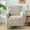 khaki, variant on AIGIA Banquet Armchair Slipcover Stretch Arm Chair Covers Reading Accent Protector for Living Room Covers  (1Piece)