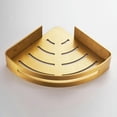 thumbnail image 3 of Shower Caddy Corner   Corner Shower Caddy Bathroom Shelves, Gold Corner Shelf, Wall Mounted Bathroom Shelf, Brushed Aluminum Bath Shower Rack, Bath Shampoo Holder Corner Shelf/Single Triangle, 3 of 4