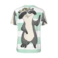 thumbnail image 3 of Rocae Cute Raccoon for Breathable Men's Baseball T-Shirt Fashionable Casual Baseball Jersey, Moisture-wicking Sportswear X-Large, 3 of 9