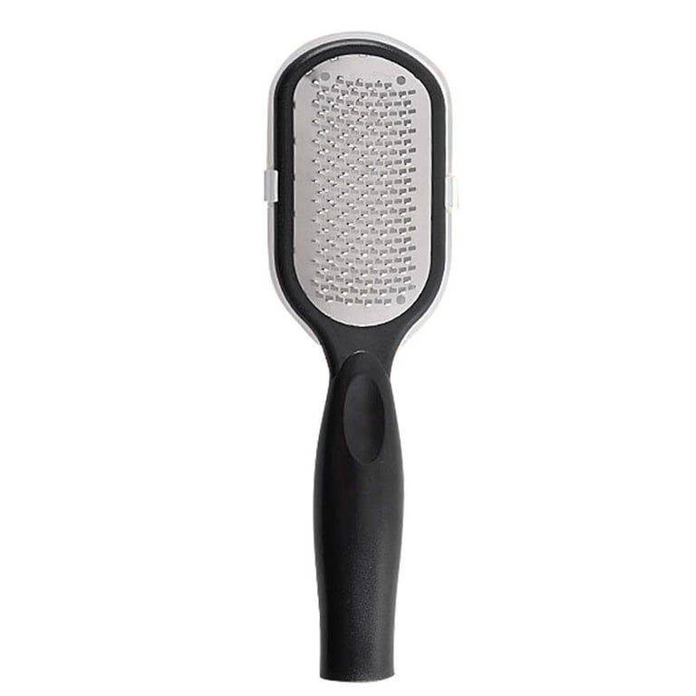 Foot Callus Remover Scrubber Stainless Foot Grater Heel File Hard Skin Rasp  Grinding Foot File Remove Dead Skin black 