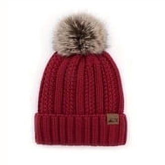 Kyi Kyi Faux Fur Pom Pom Knit Hat - Walmart.com display picture 2