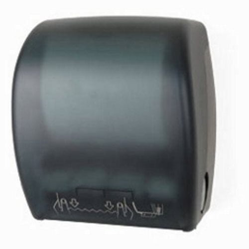 Palmer Fixture TD0208-02A Mechanical Auto-Cut Roll Towel, Black Translucent