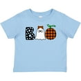 thumbnail image 3 of Inktastic Boo Halloween Ghost and Plaid Pumpkin Boys or Girls Baby T-Shirt, 3 of 5
