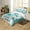 Cyan, variant on Manfei Wstercolor Daisy Flower Duvet Cover Twin, Green Groovy Floral Bedding Sets Twin Size, Teens Women Girls Comforter Cover Twin, Ultra Soft Bedroom Decor, 2pcs(No Comforter)