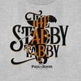 thumbnail image 2 of Women's Puss in Boots: The Last Wish The Stabby Tabby Graphic Tee Athletic Heather X Large, 2 of 4