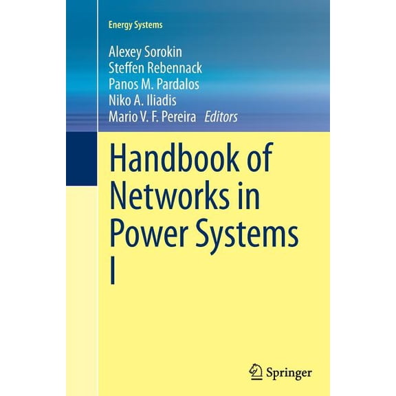 Energy Systems Handbook of Networks in Power Systems I, (Paperback)