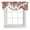 Green Red, variant on Tie Up Valances for Windows, Cardinal Bird Adjustable Valance Curtains Window Treatment for Living Room, Poinsettia Pine Cones Berry Flowers Red Plaid Rod Pocket Kitchen Curtains & Drapes 42x12 Inch