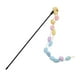 thumbnail image 5 of Juguetes de plumas para gatos, juguete divertido para gatos con campana, juguete interactivo de varilla larga para gatos. Estilo B, 5 of 9