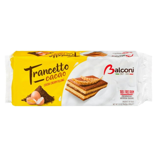 Balconi Trancetto Cacao Snack Sponge Cakes