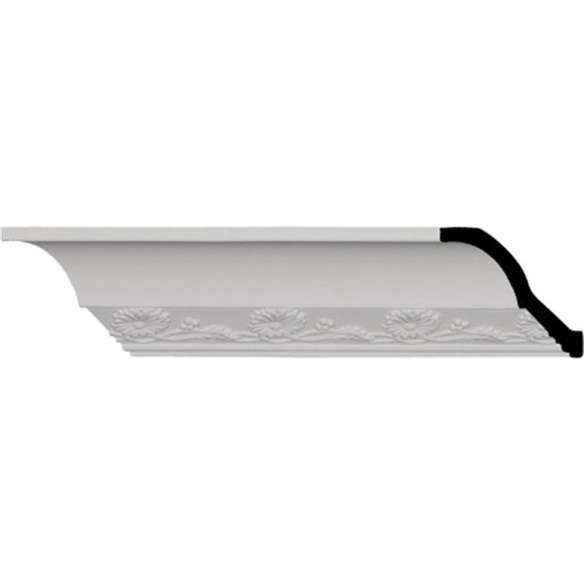 Ekena Millwork MLD02X03X03DY Moulure de Couronne de Ressort Dylan
