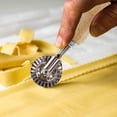 thumbnail image 4 of Ravioli Mold, Ravioli Cutter with Wooden Handle and Rim Kitchen Accessories Utensils - Set of 3, 4 of 5