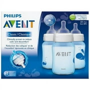 Philips Avent 9 Oz. Decorated Bottle, 3 Pack
