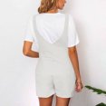 thumbnail image 6 of Up to 30% Off! Maternity Romper,Maternity Biker Shorts,Women's Maternity Jumpsuit Solid Color Adjustable Waist Shoulder Strap Suspender Shorts Comfortable Pregnancy Wear for Summer, 6 of 8