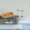 thumbnail image 2 of Juego De Cesta De Frutas Tejida, Cuenco Para Aperitivos Y Plato De Pan Con Estatuas De Pájaros De Madera Y Figuras De Animales, Esculturas Modernas Para Decoración De Escritorio Y Dormitorio., 2 of 8