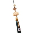 thumbnail image 3 of S SERENABLE Lotus Car Pendant Auto Interior Dangle Wood Carving Rear View Mirror Pendant Blue, 3 of 9