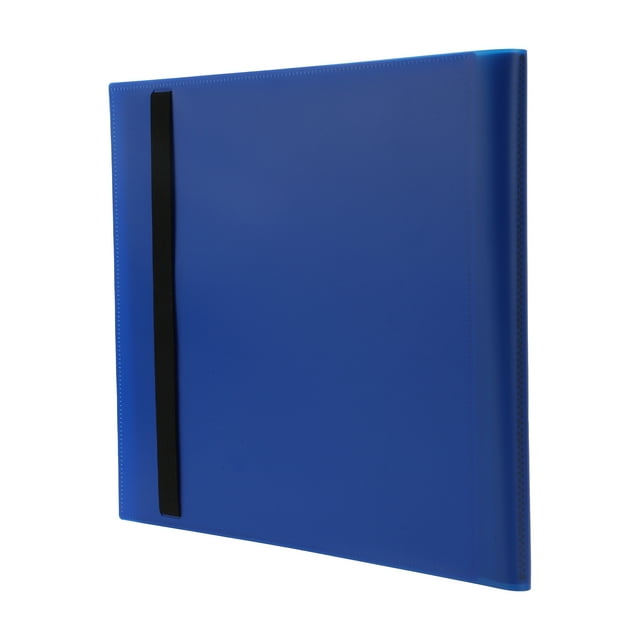 Unique Bargains 12 Pockets Card Binder with 480 Sleeves Trading Card Collector Album Holder Blue