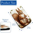 thumbnail image 4 of Squirrel Soft Comfortable Furry Printed Armrest Cover - 12.5x8.2 inch, Car Armrest Mat, Armrest Accessory, 4 of 6