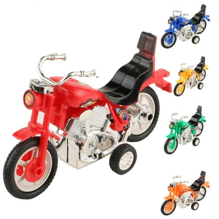 Outtop Mini Motorcycle Toy Pull Back Diecast Motorcycle Early Model Educational