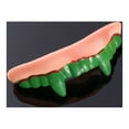 thumbnail image 2 of EIMELI Fake Vampire Denture Teeth Funny Goofy Halloween Decoration Props Trick Toy (Green Tooth), 2 of 10