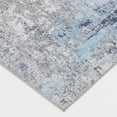 thumbnail image 4 of Ashton woods Shilynns 5' x 7'3" Blue Abstract Polyester Indoor Area Rug, 4 of 7