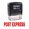 thumbnail image 2 of Printtoo POST EXPRESS Self Inking Rubber Stamp Office Stationary Custom Stamp-Red, 2 of 2