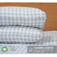 thumbnail image 3 of Sábanas de franela RUVANTI tamaño king 100% algodón orgánico GOTS, 3 of 7