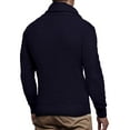 thumbnail image 6 of Thickened Wool Blend Cardigan Sweater for Men, Casual Fashion Stand Collar Winter Wear, 6 of 9