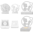 thumbnail image 4 of Adorno decorativo para candelabro de yeso con forma de madre con niño, moldes DIY, 4 of 7