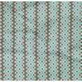 thumbnail image 4 of oneOone Organic Cotton Poplin Twill Fabric Diamond & Chevron Ikat Decor Fabric Printed BTY 42 Inch Wide, 4 of 4