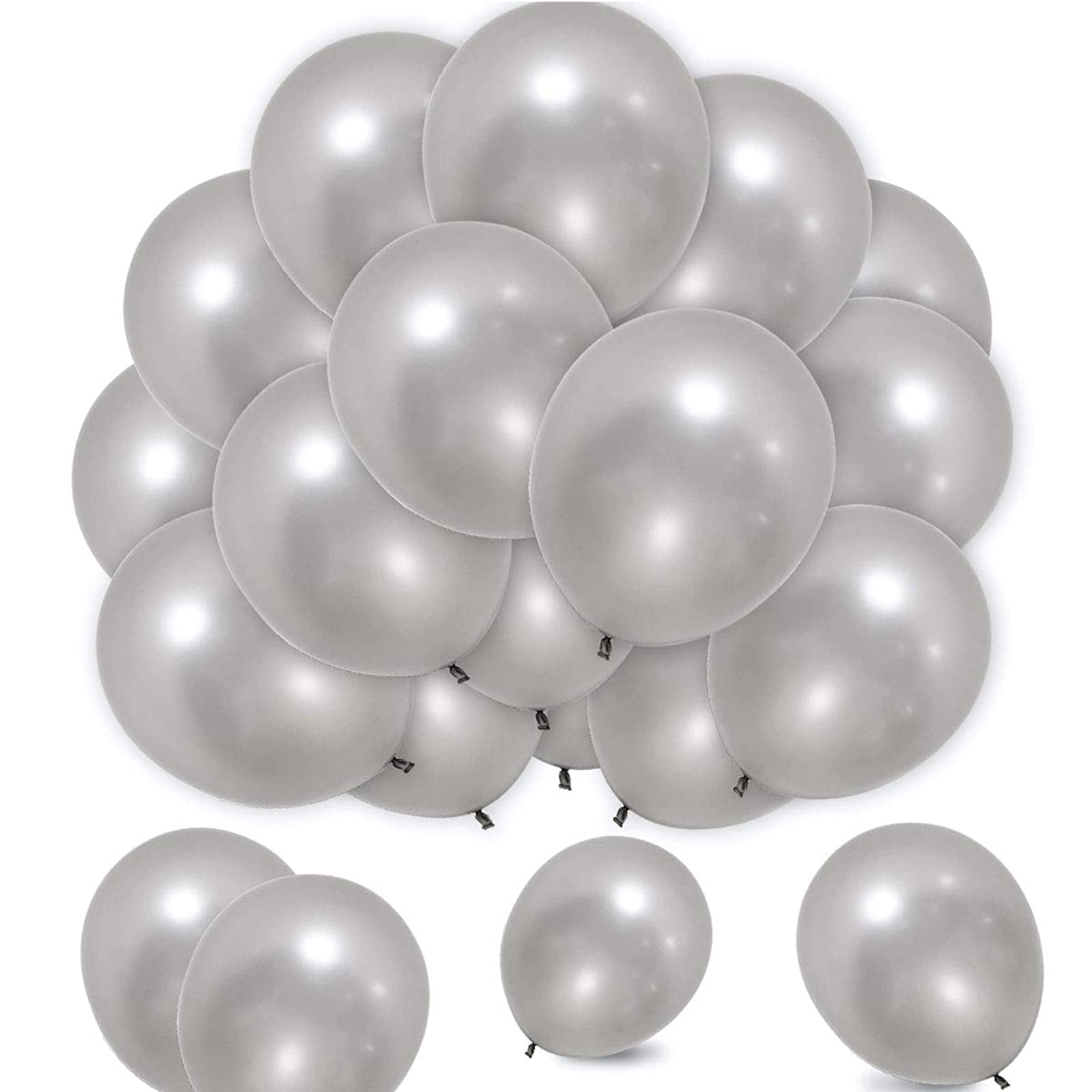 Graduate Black /& Gold Balloons for Party Decorations Christmas Elecrainbow 100 Count 12 Inch 320 Grams Thickened White New Year Thanksgiving Day Wedding Birthday