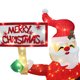thumbnail image 4 of Santa Claus Navideño 1.2mts Con Letrero Decorativo Luz Led, 4 of 5