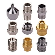 9pcs Airbrush Adapter Kit Multi-Size Fitting Connector Set for airbrush air hose Compatible with Badger Paasche Airbrush