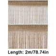 thumbnail image 2 of Lizheee Watercolor Shower Curtain 200cm*100cm Fringe String Window Curtain Bead Chain Fringe Panel Room Partition String Curtains Beaded Door Curtain, 2 of 8