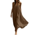 thumbnail image 2 of Abomasnow Backless Dresses for Women Casual Spaghetti Strap Open Back Long Dress Summer Vacation Sundress S-3XL, 2 of 8