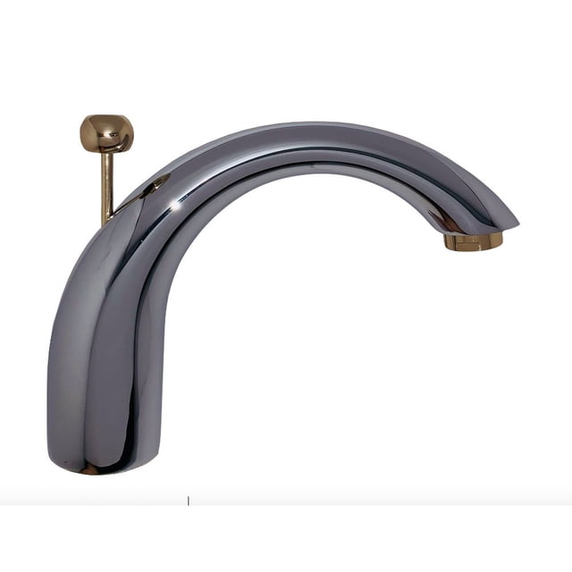 Mezcladora De Lavabo Urrea 8-12 Curva Cromo Oro 9258.1