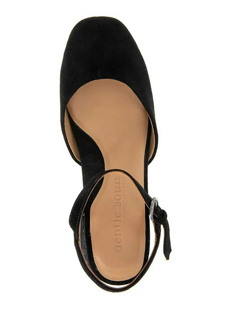 (取寄) ジェントル ソウルズ バイ ケネスコール レディース ルシンダ Gentle Souls by Kenneth Cole women Gentle Souls by Kenneth Cole Lucinda Black Suede Gentle Souls by Kenneth Cole BLACK SUEDE Women's Lucinda Pumps, US