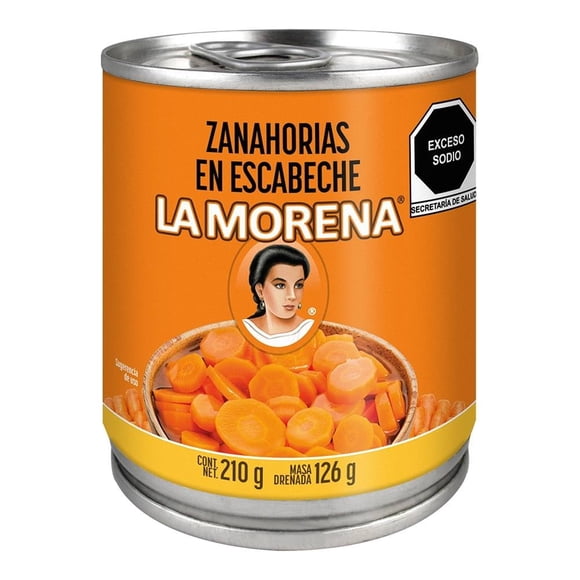 Zanahorias La Morena en escabeche de 210 g