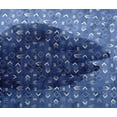 thumbnail image 4 of oneOone Viscose Chiffon Blue Fabric Geometric Craft Projects Decor Fabric Printed By The Yard 42 Inch Wide, 4 of 4