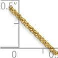 thumbnail image 5 of 14K Yellow Gold 1.4mm Round Open Link Cable Chain (20 X 1.4) Made In South Africa pen54-20, 5 of 5