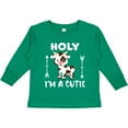 thumbnail image 3 of Inktastic I'm a Cutie White and Brown Holstein Cow with Arrows Boys or Girls Long Sleeve Toddler T-Shirt, 3 of 5
