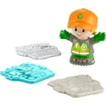 thumbnail image 2 of Fisher-Price Little People Recycling Truck Musical Toddler Garbage Toy Set, 5 Pieces, 2 of 6