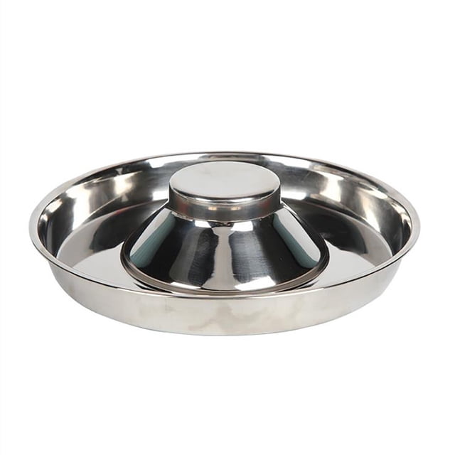 Cuenco para Perros Lento ANGGREK de Acero Inoxidable 26cm de Diámetro