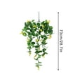 thumbnail image 2 of laqbezok Artificial Lemon Teardrop Wreath, 28.7" Prong Lemon Artificial Flower Wall Hanging Swag, Artificial Lemon Garland Wall Hanging Plant Flower, for Spring Summer Front Door Wedding Home Decor, 2 of 6