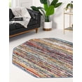 thumbnail image 3 of Rugs.com Gemstone Collection Rug – 4' 2 Octagon Multi Medium Rug Perfect For Living Rooms, Kitchens, Entryways, 3 of 9