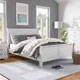 thumbnail image 2 of Bowery Hill Transitional Solid Wood Panel Full Bed in White Finish, 2 of 9