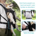 thumbnail image 3 of Mochila portabebés PetBonus Pet Front para perros medianos y pequeños, 3 of 7