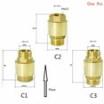 thumbnail image 3 of DN15 DN20 DN25 Brass Check Valve Non-return Value Male Female Thread 15/20/25mm Diameter For Water Pump Tap Water Flow Control, 3 of 4