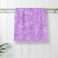 thumbnail image 5 of Fuzoiu Lilac Glittering Print Bathroom Hand Towel,Premium Microfiber Towel 27.5x16in,Soft Towel for Home Hotel Gym Laundry Room Bathroom, 5 of 6